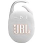 JBL Clip 5 Portable speaker with Bluetooth, built-in battery, waterproof and dustproof feature White thumbnail