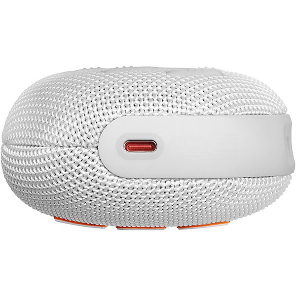 JBL Clip 5 Portable speaker with Bluetooth, built-in battery, waterproof and dustproof feature White