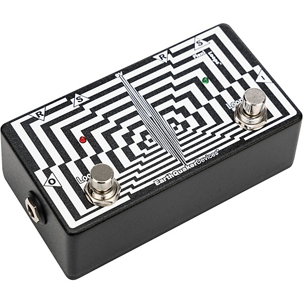 EarthQuaker Devices Flexi Loops Flexi-Switch Pedal Black and White