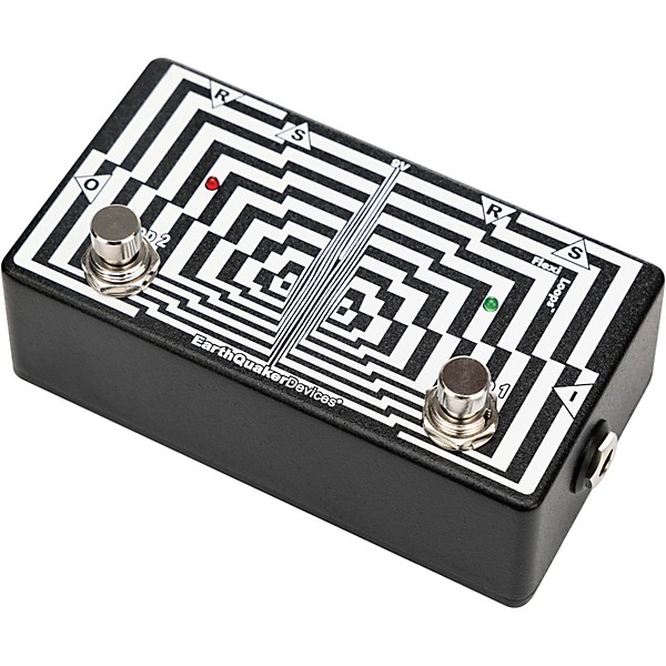 EarthQuaker Devices Flexi Loops Flexi-Switch Pedal Black and White