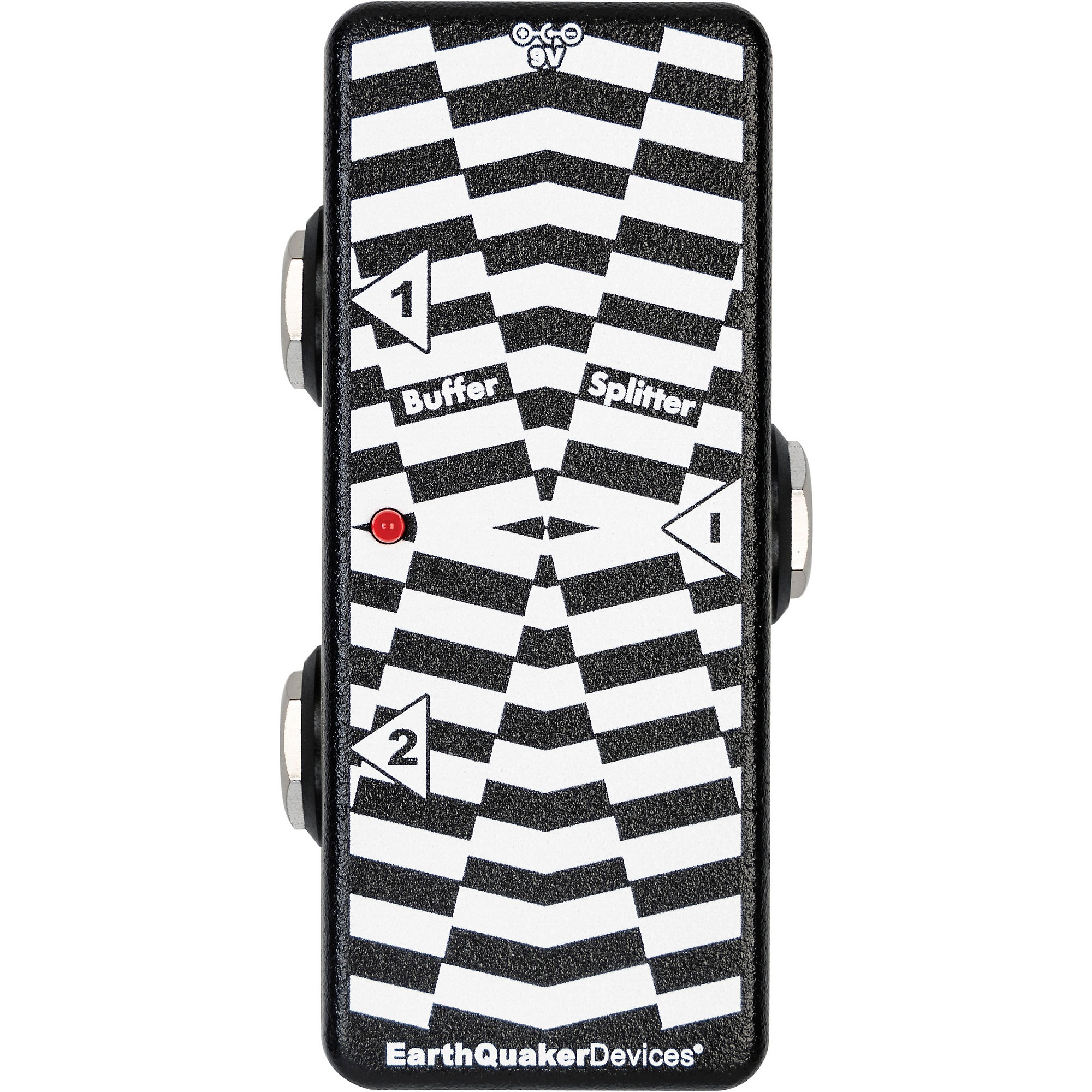 EarthQuaker Devices Buffer/Splitter Pedal Black and White | Guitar