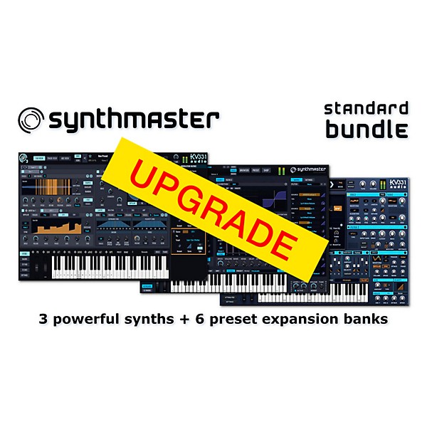 KV331 Audio SynthMaster Standard Bundle Upgrade from SM 3