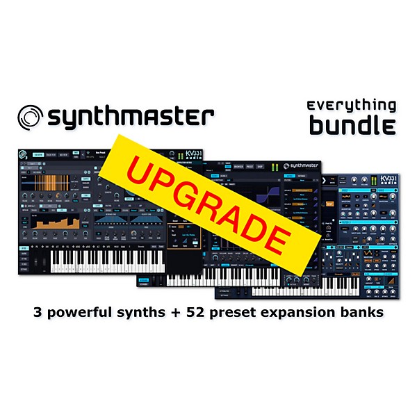 KV331 Audio SynthMaster Everything Bundle Upgrade from SM 3