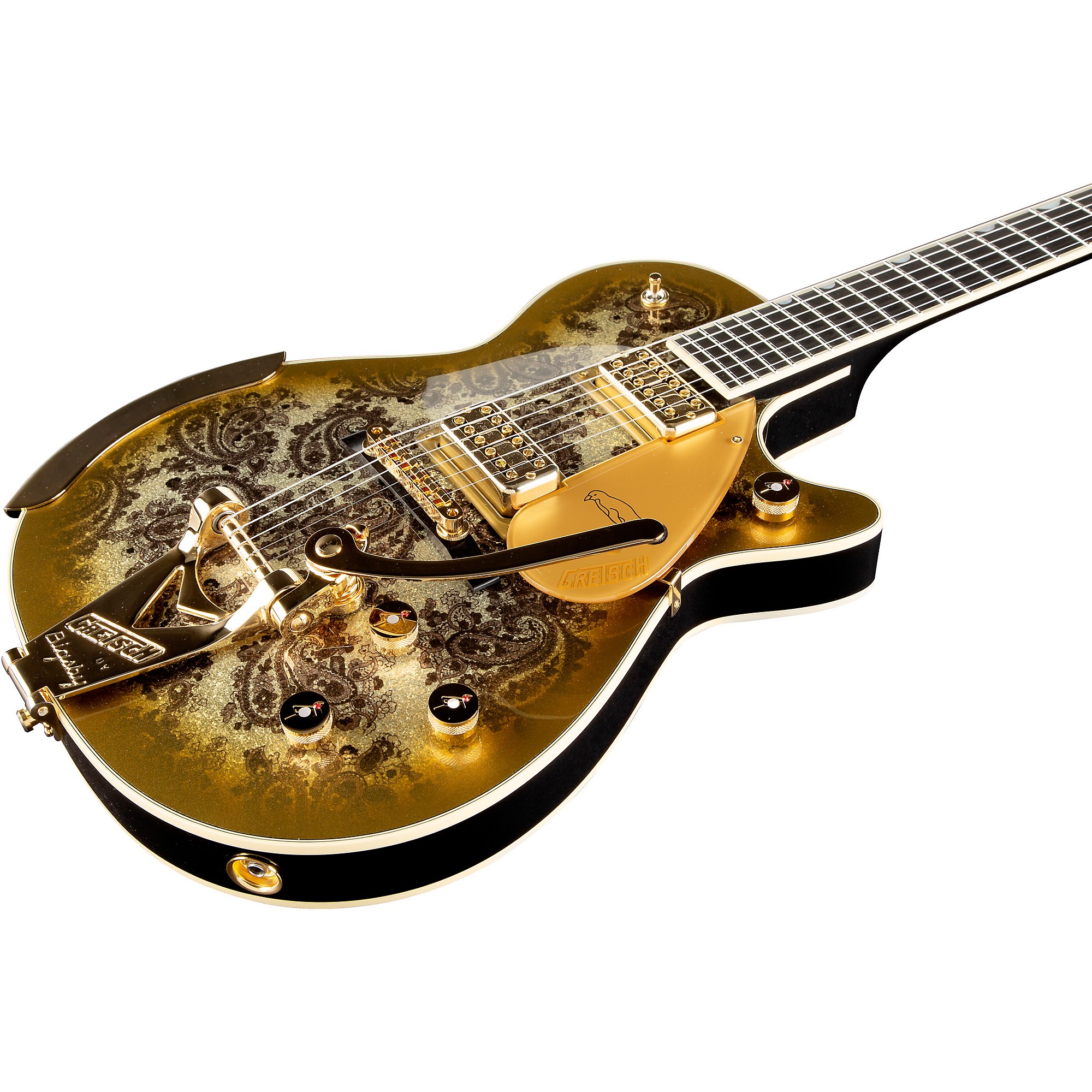Gretsch　ELECTRIC　gold top Platinum Gretsch Guitars G6134TG Limited-Edition Paisley Penguin