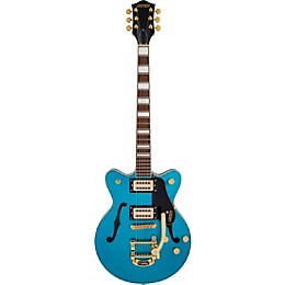Gretsch Guitars G2655TG Streamliner Center Block Jr. Double-Cut with Bigsby LTD Electric Guitar Riviera Blue