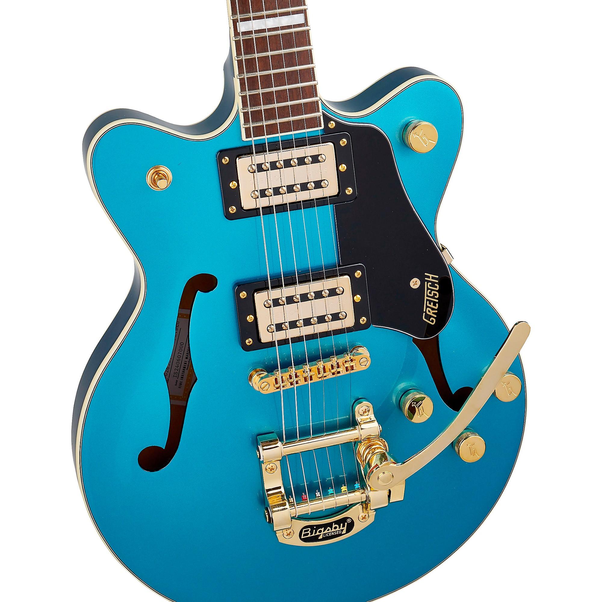 Gretsch G2655TG Streamliner Double-Cut Bigsby Electric Guitar Blue