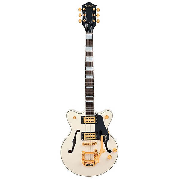 Gretsch Guitars G2655TG Streamliner Center Block Jr. Double-Cut Semi-Hollowbody Electric Guitar - Vintage White