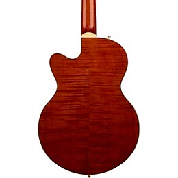 Gretsch Guitars Electromatic LTD Flame Okoume Broadkaster Jr. Single-Cut With Bigsby Electric Guitar Roundup Orange Stain