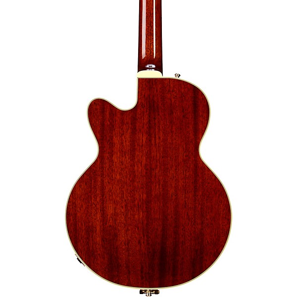 Gretsch Guitars Limited Edition Quilt Top Falcon Jr. Electric Guitar Roundup Orange Stain