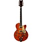 Gretsch Guitars Limited Edition Quilt Top Falcon Jr. Electric Guitar Roundup Orange Stain