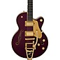 Gretsch Guitars Broadkaster Jr. LX Center Block with String-Thru Bigsby and Gold Hardware Electric Guitar Blackberry thumbnail