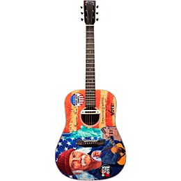 Martin D-11E Rock the Vote Special-Edition Dreadnought Acoustic-Electric Guitar Graphic