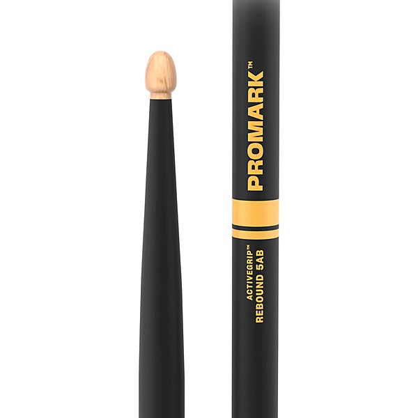 Promark Rebound ActiveGrip Hickory Drumstick 5AB Wood