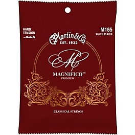 Martin M165 Magnifico Hard Tension Silverplated Strings