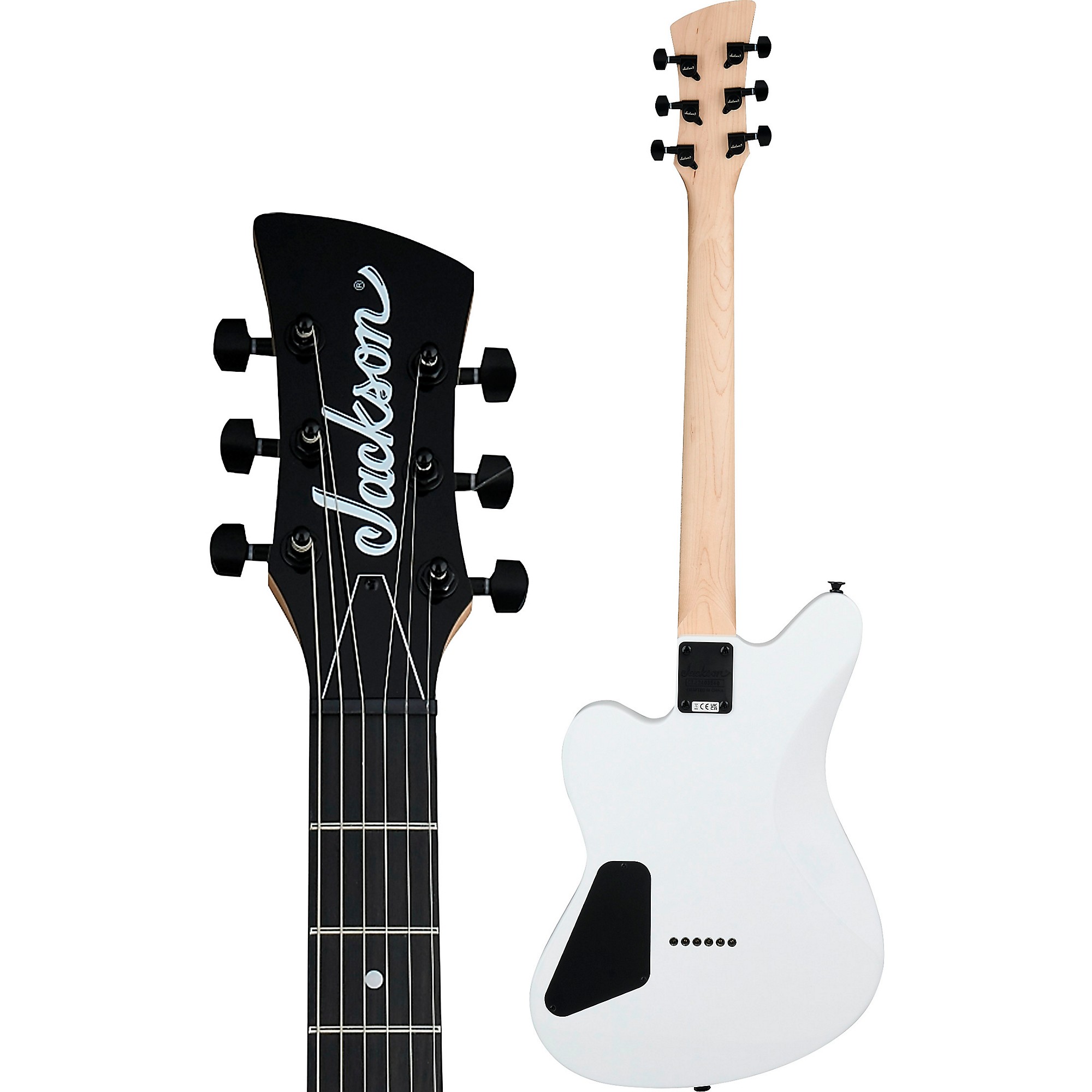 Jackson JS Series JS22 Surfcaster Electric Guitar Snow White