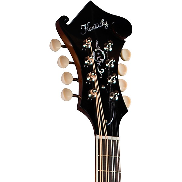 Open Box Kentucky KM-755 Deluxe F-Style Mandolin Level 1 Amber Burst