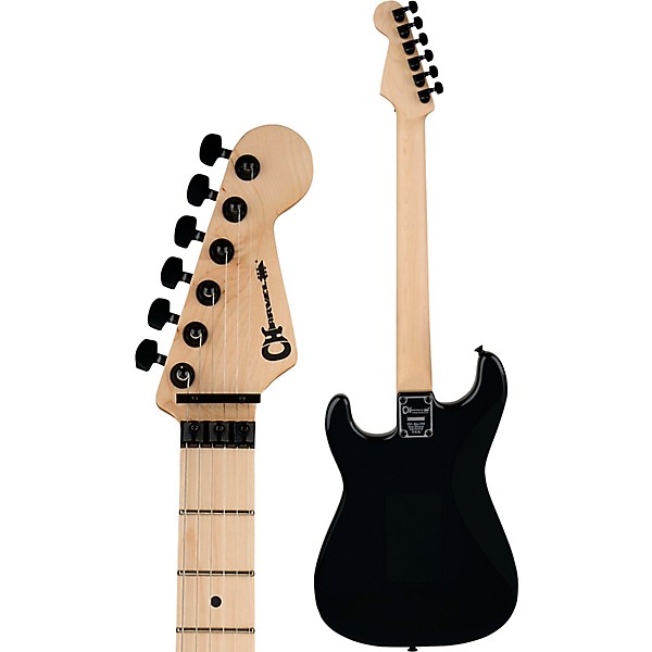 Open Box Charvel Pro-Mod San Dimas Style 1 HH FR MPL Electric Guitar Level 1 Gloss Black