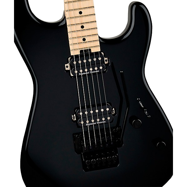 Open Box Charvel Pro-Mod San Dimas Style 1 HH FR MPL Electric Guitar Level 1 Gloss Black