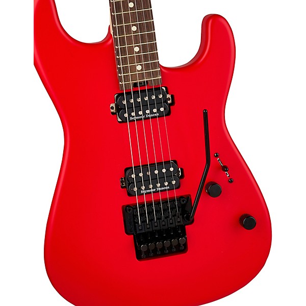 Charvel Pro-Mod San Dimas Style 1 HH FR RW Electric Guitar Satin Ferrari Red