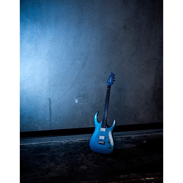 Jackson Pro Plus Series Signature Misha Mansoor JG6 Electric Guitar Blue Sparkle