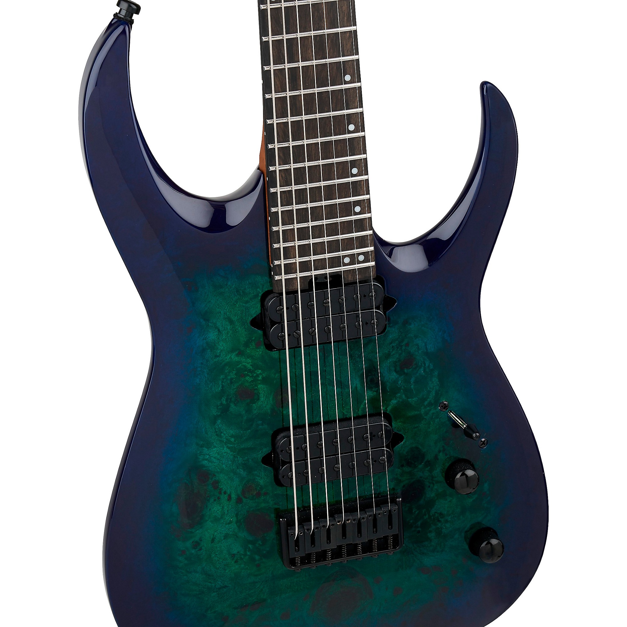 Jackson Pro Plus Series Misha Mansoor JUGG HT7P Guitar Chlorine