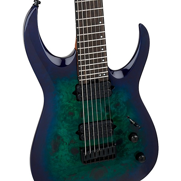 Jackson Pro Plus Series Signature Misha Mansoor Juggernaut HT7P 7-String Electric Guitar Chlorine Burst