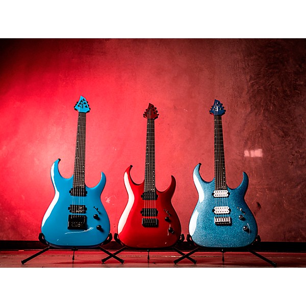 Jackson Pro Plus Series Signature Misha Mansoor ET6 Electric Guitar Riviera Blue