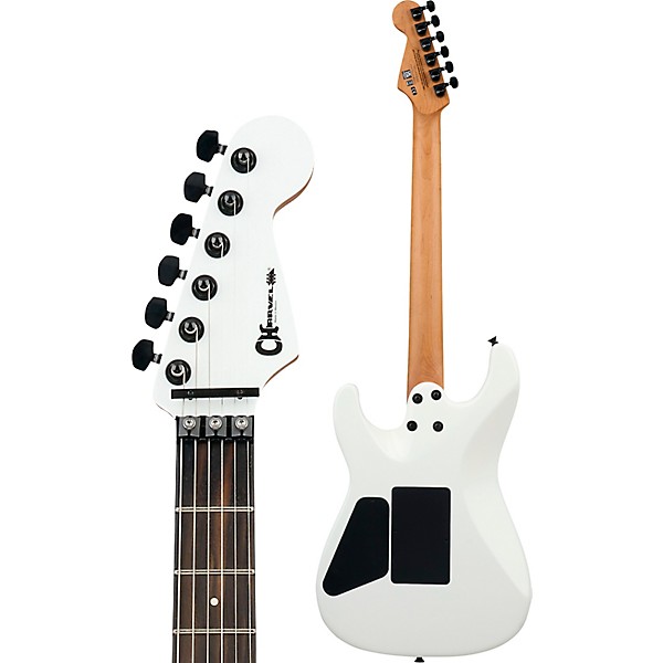 Charvel Pro-Mod Plus San Dimas Style 1 HH FR E Electric Guitar Snow White