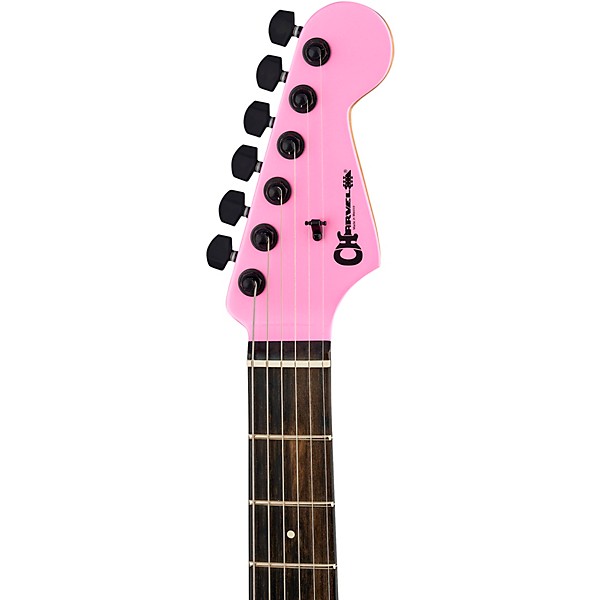 Charvel Pro-Mod Plus San-Dimas Style 1 HH HT E Electric Guitar Platinum Pink