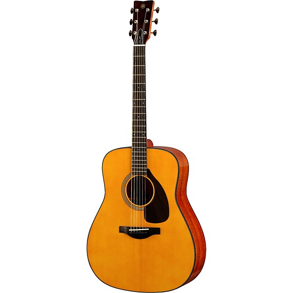 Yamaha FG5 Gloss Dreadnought Acoustic Guitar Vintage Natural