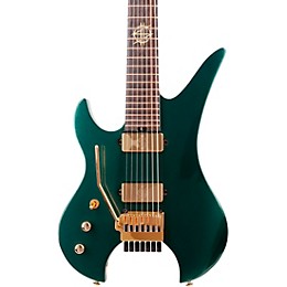 Schecter Guitar Research Synyster Gates Custom 7-String TR Headless Left-Handed Electric Guitar Oak Green Metallic