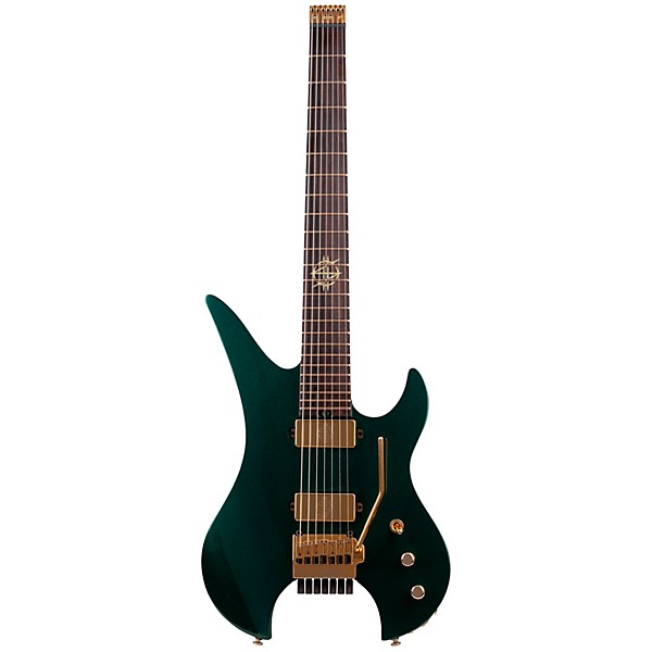 Schecter Guitar Research Synyster Gates Custom 7-String TR Headless Electric Guitar Oak Green Metallic