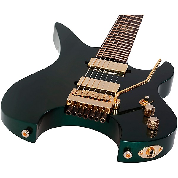 Schecter Guitar Research Synyster Gates Custom 7-String TR Headless Electric Guitar Oak Green Metallic