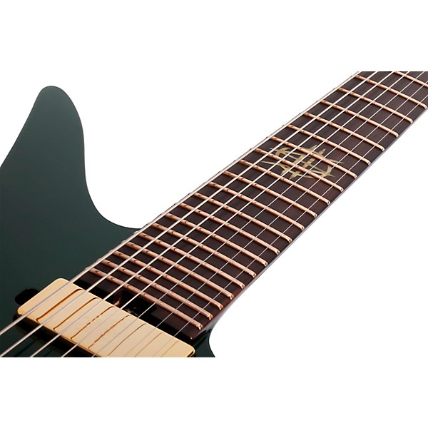 Schecter Guitar Research Synyster Gates Custom 7-String TR Headless Electric Guitar Oak Green Metallic