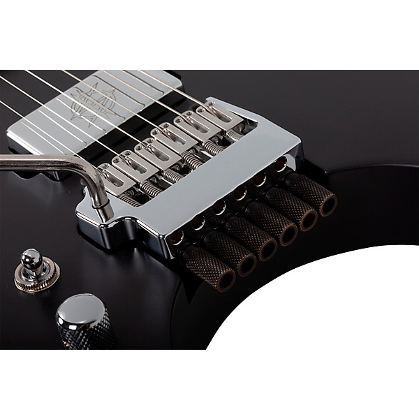 Schecter Guitar Research Synyster Gates Custom- 6 TR-S Headless Left-Handed Electric Guitar Satin Black
