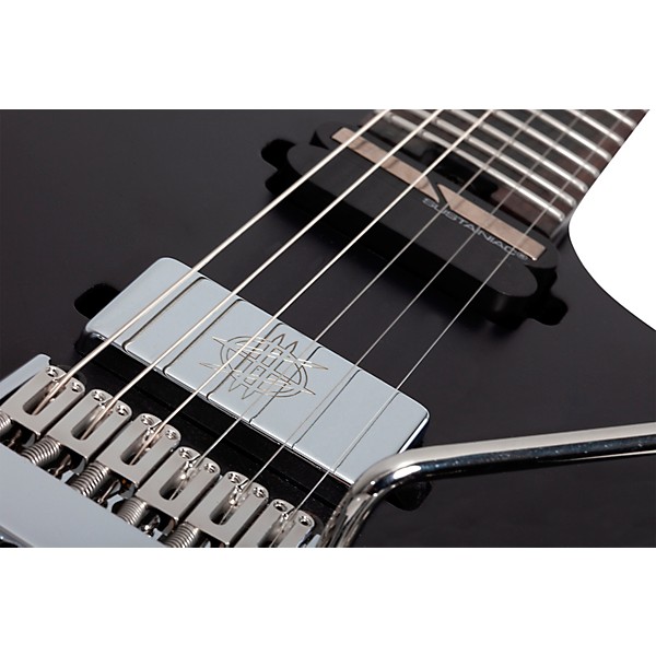 Schecter Guitar Research Synyster Gates Custom- 6 TR-S Headless Electric Guitar Satin Black
