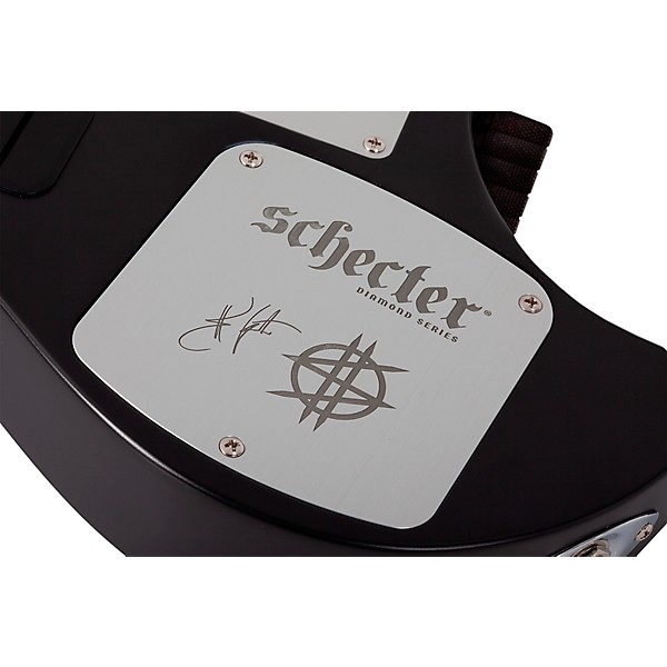 Schecter Guitar Research Synyster Gates Custom- 6 TR-S Headless Electric Guitar Satin Black