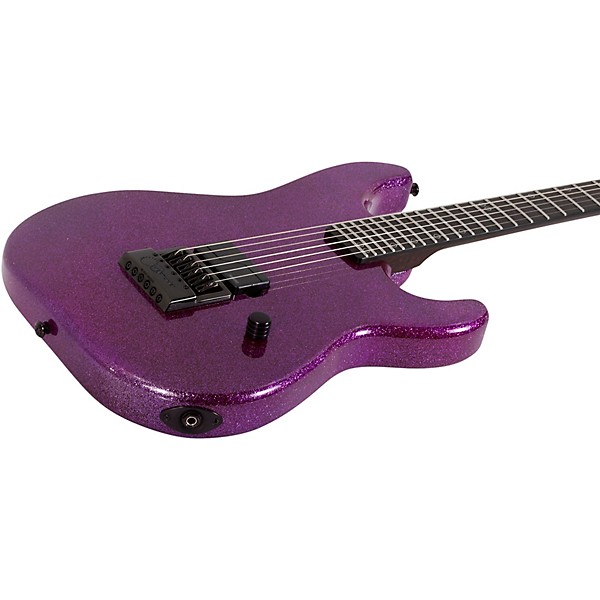 Schecter Guitar Research Danskimo-6 Electric Guitar Purple Sparkle