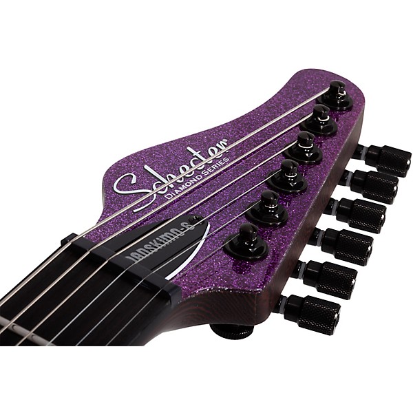 Schecter Guitar Research Danskimo-6 Electric Guitar Purple Sparkle