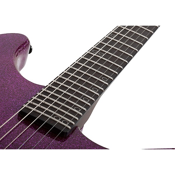 Schecter Guitar Research Danskimo-6 Electric Guitar Purple Sparkle