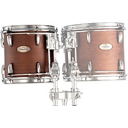 Pearl Symphonic Maple Double Head Tom with R2 Air System & L-Arm Receiver 10 x 10 in. Matte Walnut Lacquer