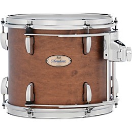 Pearl Symphonic Maple Double Head Tom with R2 Air System & L-Arm Receiver 12 x 10 in. Matte Walnut Lacquer