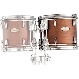 Pearl Symphonic Maple Double Head Tom with R2 Air System & L-Arm Receiver 12 x 10 in. Matte Walnut Lacquer