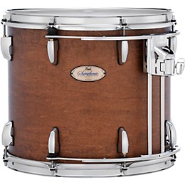 Pearl Symphonic Maple Double Head Tom with R2 Air System & L-Arm Receiver 14 x 12 in. Matte Walnut Lacquer