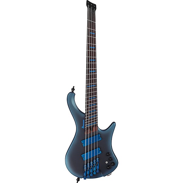 Ibanez Ibanez EHB5MSBSP 5-String Multi Scale Ergonomic Headless Bass Guitar Midnight Arctic Ocean Matte