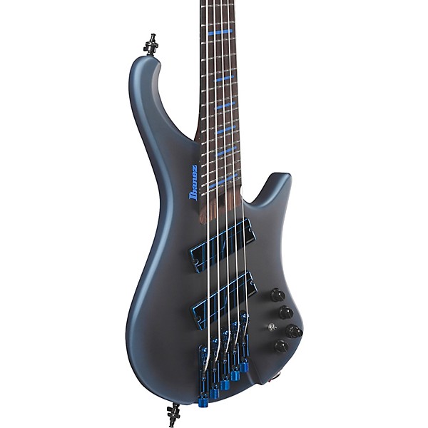 Ibanez Ibanez EHB5MSBSP 5-String Multi Scale Ergonomic Headless Bass Guitar Midnight Arctic Ocean Matte