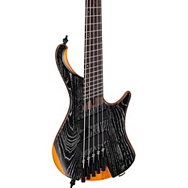 Ibanez Ibanez EHB1135MS 5-String Multi Scale Ergonomic Headless Bass Guitar Silver Wave Black Low Gloss