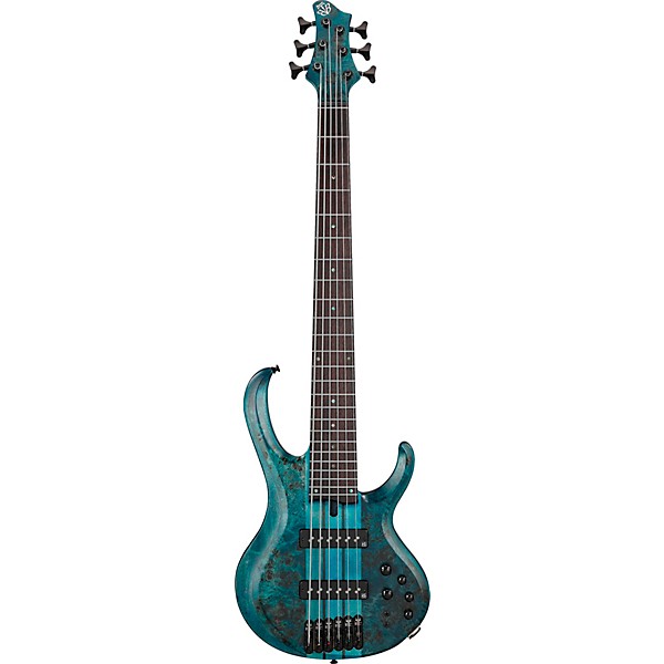 Ibanez Ibanez BTB946 6-String Electric Bass Guitar Cosmic Blue Low Gloss