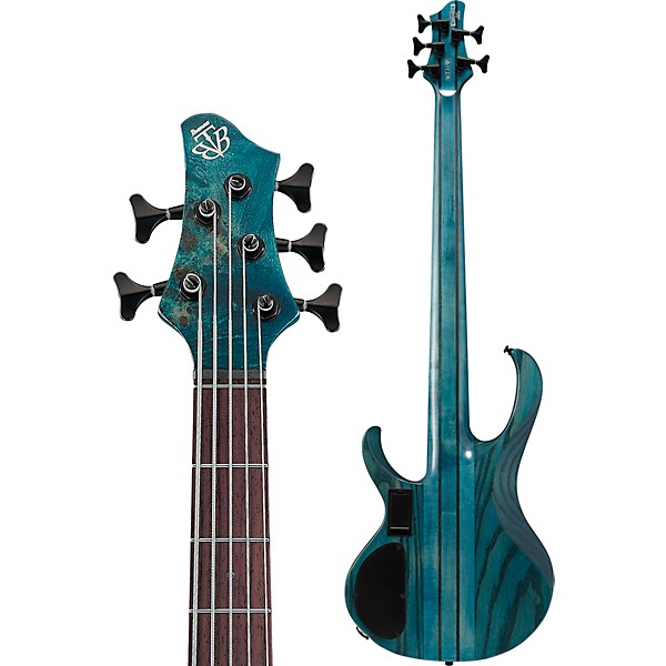 Ibanez Ibanez BTB945 5-String Electric Bass Guitar Cosmic Blue Low Gloss