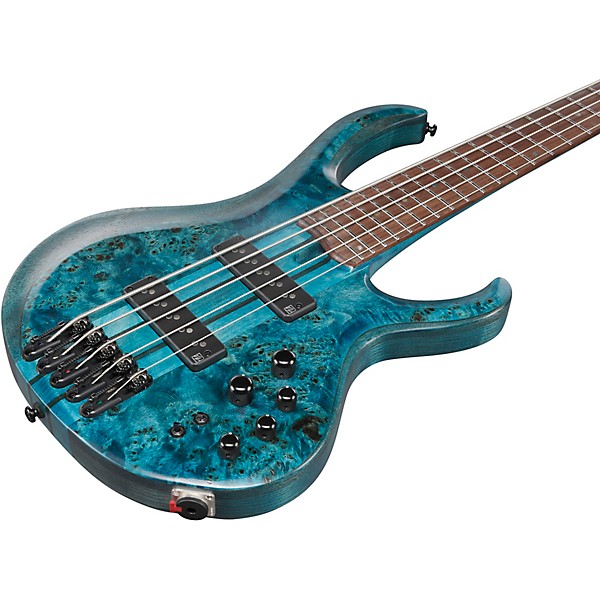 Ibanez Ibanez BTB945 5-String Electric Bass Guitar Cosmic Blue Low Gloss